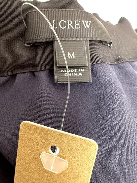 J. CREW Plaid Maxi Skirt Medium Red Plaid Ruffle Tiers Wool Blend Holiday NWT - Picture 8 of 12